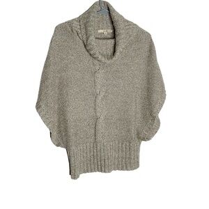 Twenty one tan poncho style turtleneck sweater. Size M
